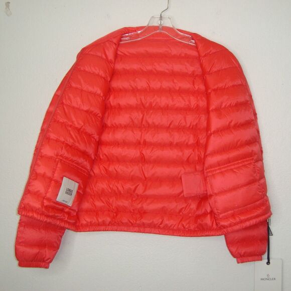 NEW Moncler LANS Womens Short Down Jacket Packable Size 1 (Sm) - Picture 11 of 16